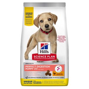 HILL’S Science Plan Perfect Digestion Puppy L-XL, hrană uscată câini junior, sistem digestiv, 2.5kg