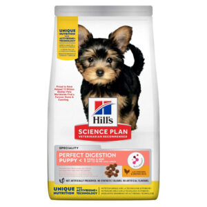HILL’S Science Plan Perfect Digestion Puppy XS-S, hrană uscată câini junior, sistem digestiv, 6kg