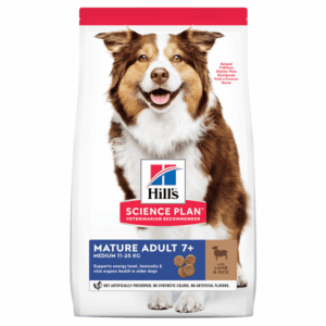 Hill’s SP Canine Mature Medium Miel si Orez, 14 Kg