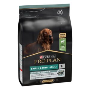Hrana uscata caini adulti talie mica PURINA PRO PLAN Small & Mini adult Opti Digest, cu miel 3kg