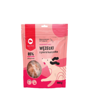 MACED Recompense caini, nod de pui moale 6 cm 500 g