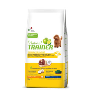 NATURAL TRAINER Daily Nutrition Small & Toy, XS-S, Prosciutto Crudo, hrană uscată câini, 7kg