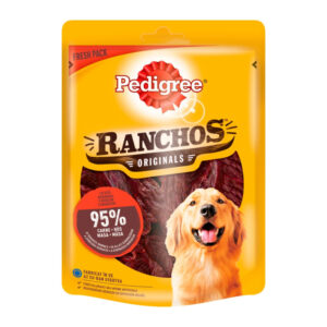 PEDIGREE Ranchos, recompense câini, fâșii uscate, Vită, 70g