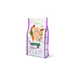 WEEGO Senior & Light Recipe, XS-XL, Curcan și afine, hrană uscată câini senior, obezitate, 3kg