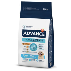 12 kg Pui și orez Maxi Puppy Protect Advance Hrană uscată pentru câini