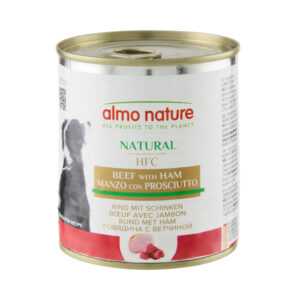 12 x 290 g Vită și șuncă Almo Nature HFC Hrană umedă pentru câini