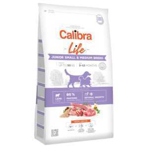 12kg Miel Junior Small&Medium Breed Calibra Dog Life Hrană câini