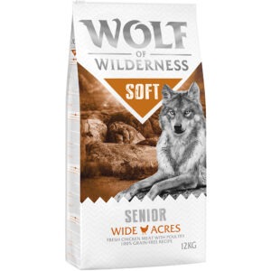 12kg Pui Wolf of Wilderness Senior Soft Wide Acres Hrană uscată câini