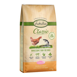 12kg Pui & somon Classic Lukullus Hrană uscată fără cereale câini