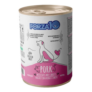 12x400g Porc & ovăz Maintenance Forza 10 Hrană umedă câini