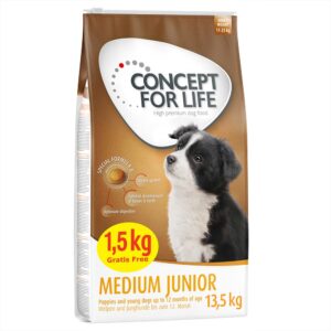 13,5 kg Sterilised Medium Junior Concept for Life Hrană uscată