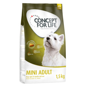1,5kg Mini Adult Concept for Life Hrană uscată câini