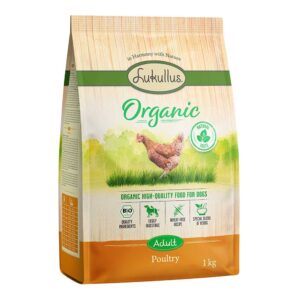 1kg Pasăre Organic Lukullus Hrană uscată fără grâu pentru câini