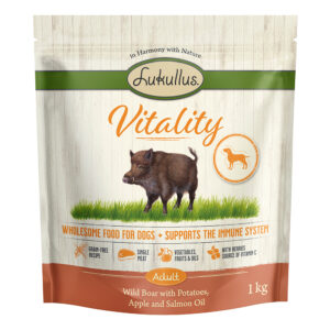 1kg Porc mistreț Vitality Immune system Lukullus Hrană fără cereale câini