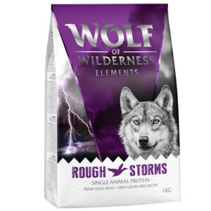 1kg Rață Rough Storms Wolf of Wilderness Hrană uscată câini