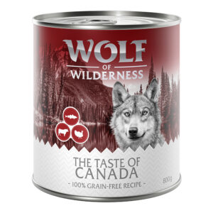 24 x 800 g The Taste of Canada Wolf of Wilderness The Taste Of