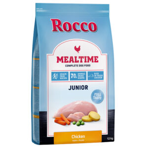 2x12kg Pui Junior Rocco Mealtime Hrană uscată câini