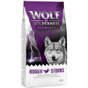 2x12kg Rață Rough Storms Elements Wolf of Wilderness hrană câini