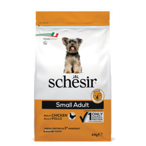 2x2kg Pui Dog Small Adult Schesir Hrană uscată pentru câini