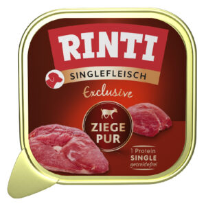 30x150g Capră Singlefleisch Exclusive RINTI Hrană umedă pentru câini