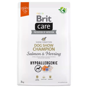 3kg Somon & hering Hypoallergenic Show Champion Brit Care Hrană câini