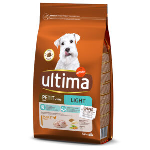 3kg(2×1,5kg) Pui Mini Adult Light Ultima Hrană uscată câini