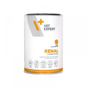 4T Dieta Veterinara Renal, Dog, Chicken & Rice, 400 g
