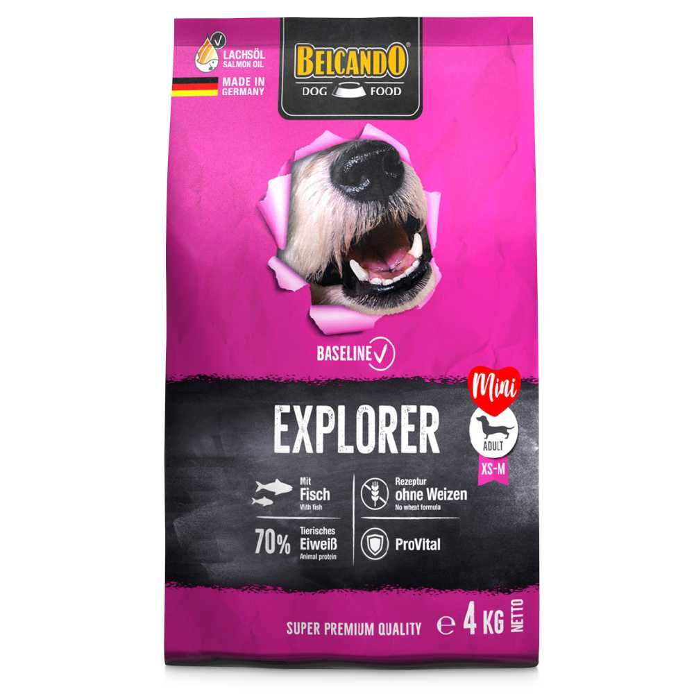 4kg Baseline Explorer Belcando Hrană uscată câini