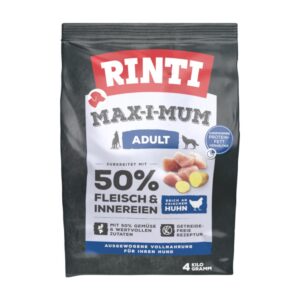 4kg Pui Adult RINTI Max-i-Mum Hrană uscată câini