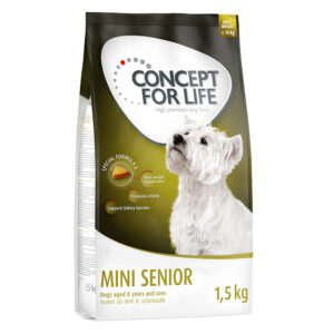 4×1,5kg Mini Senior Concept for Life Hrană uscată câini