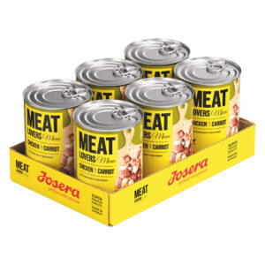 6x400g Pui și morcovi Meatlovers Menu Josera Hrană umedă câini