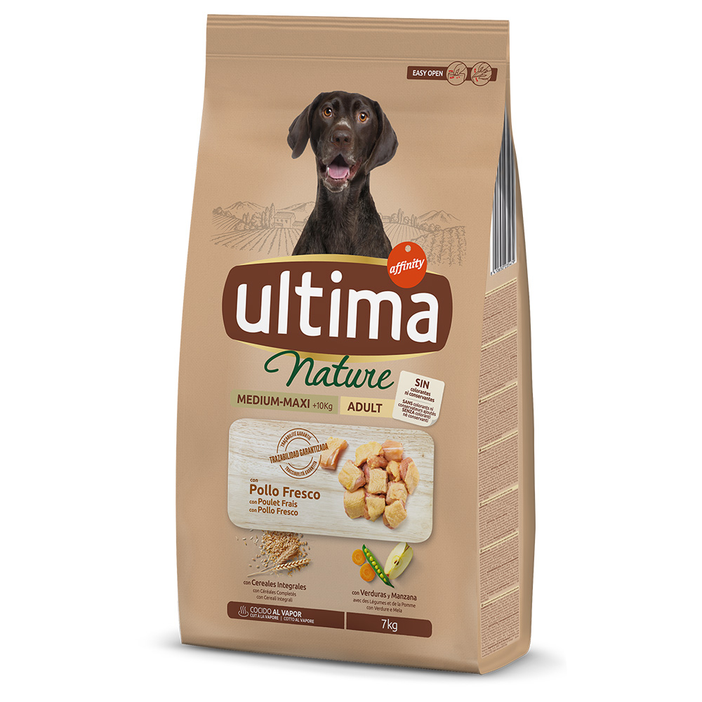 7 kg Pui Medium/Maxi Ultima Nature Hrană uscată pentru câini