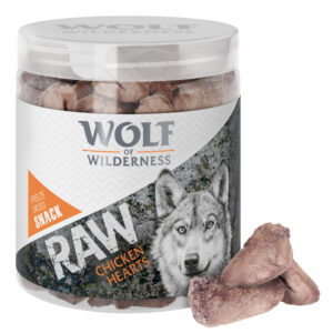 70g Wolf of Wilderness – Snackuri RAW (liofilizate) – Inimi de pui