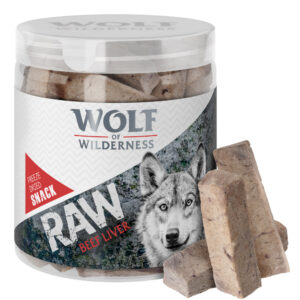 90g Wolf of Wilderness – Snackuri RAW (liofilizate) – Ficat de vită