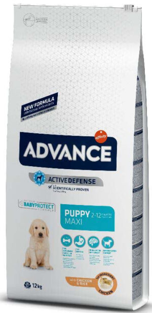 ADVANCE PUPPY Maxi, Pui şi orez