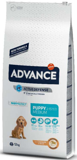 ADVANCE PUPPY Medium, Pui şi orez