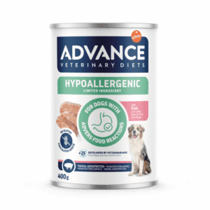 Advance, conserva hrana umeda dieta dog hypoallergenic cu porc – 400 gr