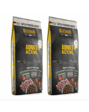 BELCANDO Adult Active 25 kg hrana uscata caini adulti activi, cu pasare (2×12.5 kg)