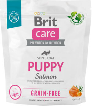 BRIT CARE Grain-free PUPPY, cu Somon şi Cartofi