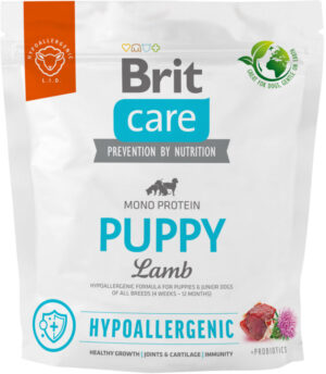 BRIT CARE Hypoallergenic PUPPY, cu Miel şi Orez