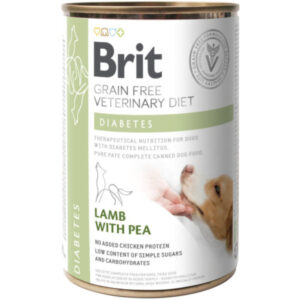 BRIT VD Sterilised, XS-XL, Ton și Miel, dietă veterinară, conservă hrană umedă fără cereale câini sterilizați, (în aspic), 400g
