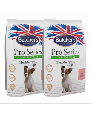 BUTCHER’S ProSeries Junior Mini cu somon 2x800g hrana caine