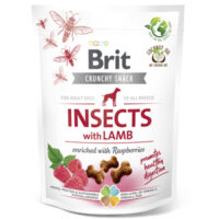 Brit Care Dog Crunchy Cracker Insects Lamb with Raspberries 200 g