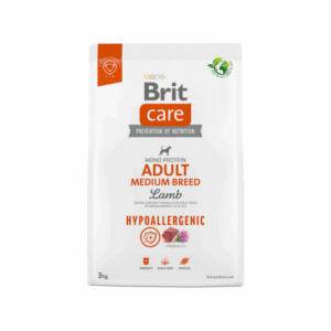 Brit Care Dog Hypoallergenic Adult Medium Breed, hrana uscata pentru caini, 3 kg