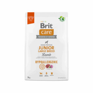 Brit Care Dog Hypoallergenic Junior Large Breed, hrana uscata pentru caini, 3 kg