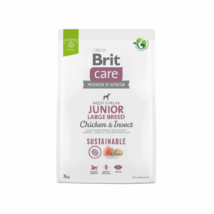 Brit Care Dog Sustainable Junior Large Breed, hrana uscata pentru caini, 3 kg