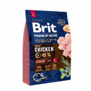 Brit Junior Large, hrana uscata pentru caini, Pui, 3 kg