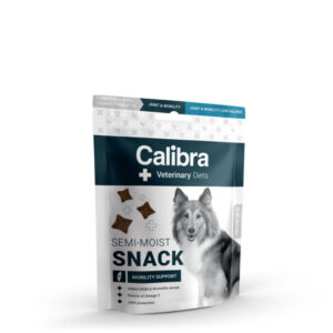 CALIBRA Veterinary Diets Snack Mobility Support, XS-XL, Hering, punguță recompense funcționale câini, sistem articular, 120g