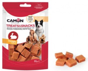 CAMON Recompense câini Big Bites, cu Iepure, pentru câini peste 4 luni, 80g