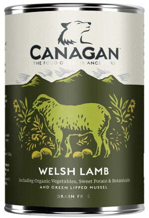 CANAGAN Conservă pentru câini, cu Miel 400g